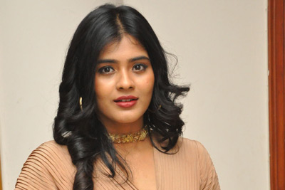 Hebah Patel At Santhosham Awards Curtain Raising Event